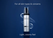 Load image into Gallery viewer, PCA skin hyaluronic acid boosting serum on a blue background