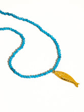 Load image into Gallery viewer, Sasha 18K Gold Non-Tarnish Fish Beaded Necklace
