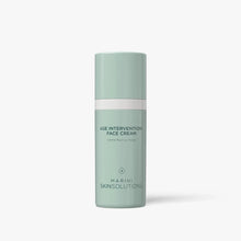 Load image into Gallery viewer, Green face cream bottle labeled 'Age Intervention Face Cream' by Marini Skinsolutions on a white background

