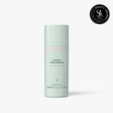 Load image into Gallery viewer, Light green face serum bottle with 'Marini Skinsolutions' branding on a white background.
