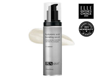 Load image into Gallery viewer, PCA skin hyaluronic acid boosting serum with awards on a white background
