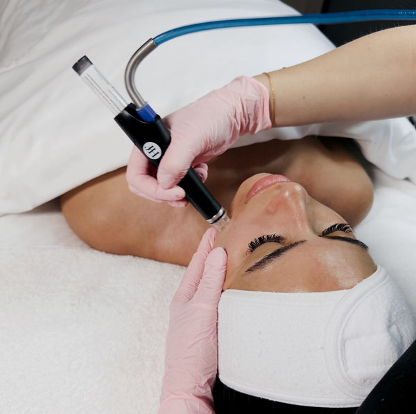 Hydrafacial service provided at Young and Bloom Skin spa in Saratoga Springs