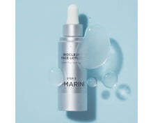 Load image into Gallery viewer, Marini Bioclean Face Lotion bottle with dropper on a light blue background

