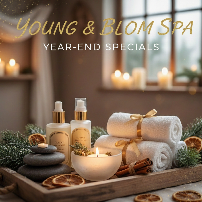 exchange "holiday bliss spa" with Young & Bloom Skin Spa