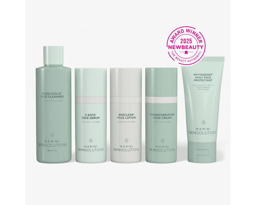 2025 NewBeaty Award winning Skin Care Management System by Marini SkinSolutions